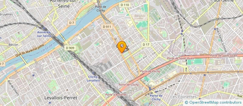 localisation de l'entreprise O FIL DE L EAU à CLICHY