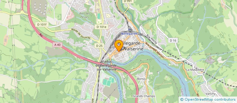 localisation de l'entreprise O FIL DE L'EAU BLM à VALSERHONE