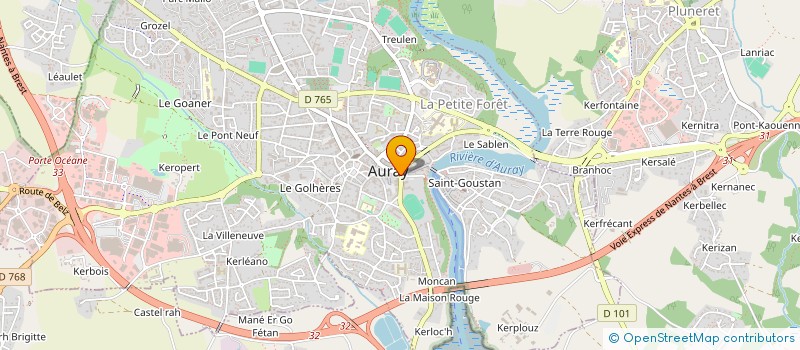 localisation de l'entreprise O FIL DE L'HISTOIRE à AURAY
