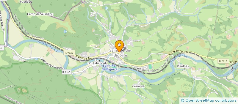 localisation de l'entreprise O FIL DES CEDRES  SAINT-PE-DE-BIGORRE