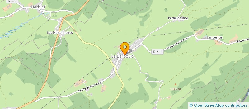 localisation de l'entreprise O FIL DES PREMAS FRANCS-COMTOIS  LE BARBOUX