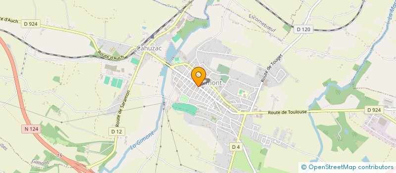 localisation de l'entreprise O FIL DES SAISONS  GIMONT