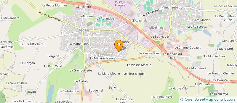 localisation de l'entreprise O FIL DU BOIS  BEDEE