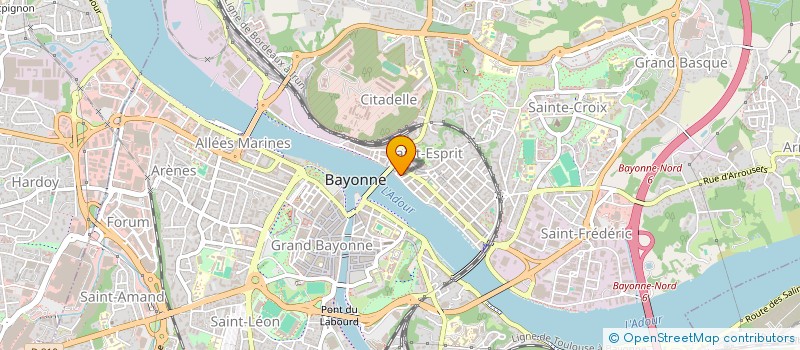 localisation de l'entreprise O FIL DU TEMPS à BAYONNE