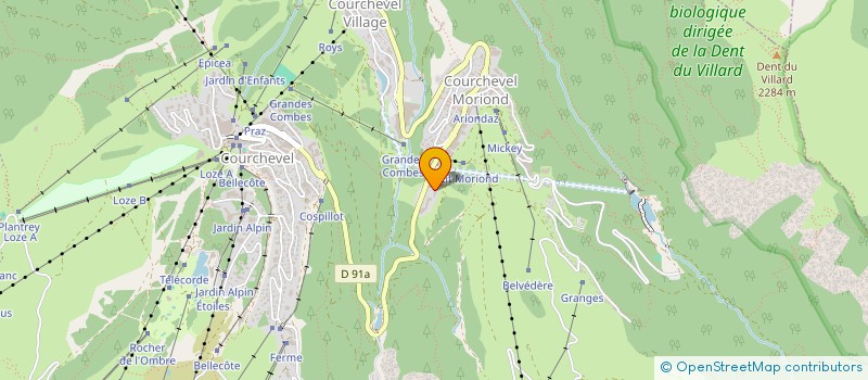 localisation de l'entreprise O FILS à COURCHEVEL