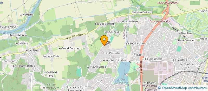 localisation de l'entreprise O'FIT DES CARNAUX  BALLAN-MIRE