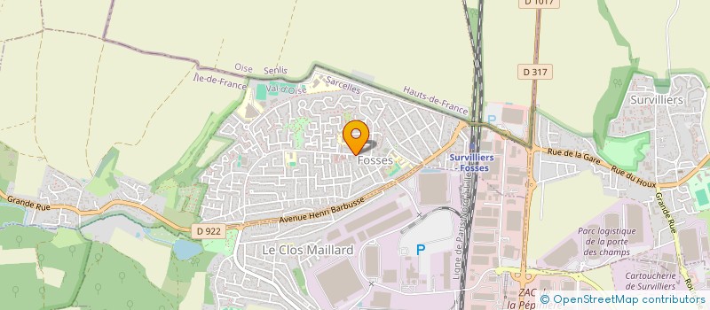 localisation de l'entreprise O'FIVE  AULNAY-SOUS-BOIS