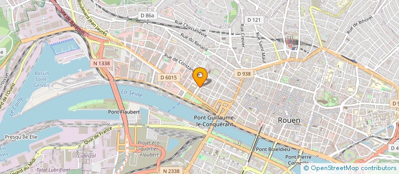 localisation de l'entreprise O'FIVE à ROUEN