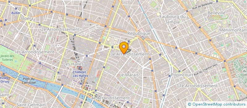 localisation de l'entreprise O'FLEURS D'EGLANTINE à PARIS