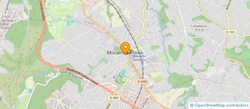 localisation de l'entreprise O'FLOST  MOUANS-SARTOUX