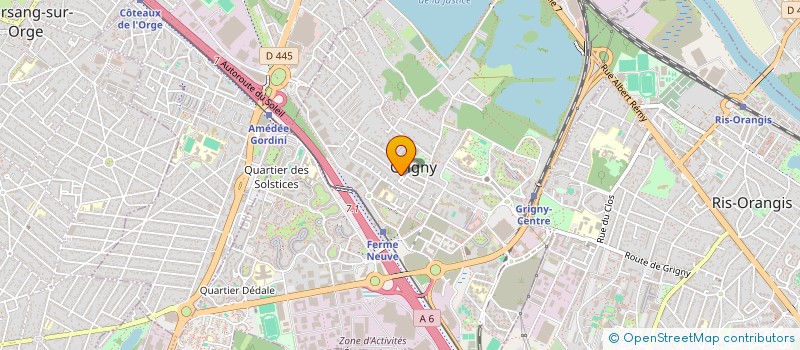 localisation de l'entreprise O'FOLIES&CO à GRIGNY
