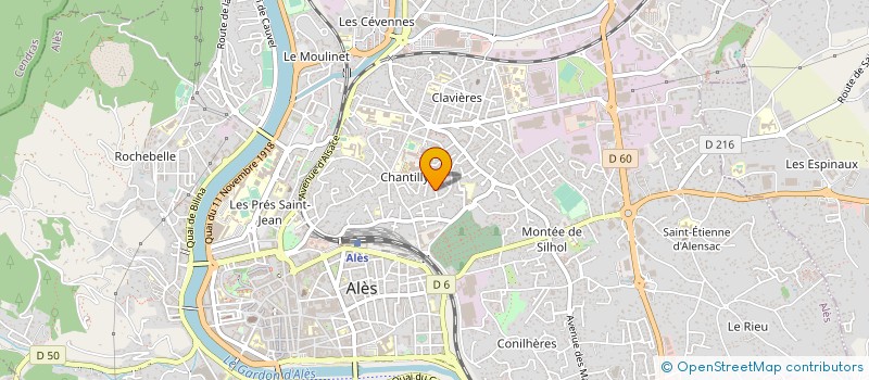 localisation de l'entreprise O FOUR NIL à ALES