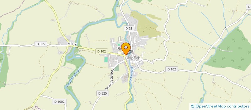 localisation de l'entreprise O FOURNIL DE BELPECH  BELPECH