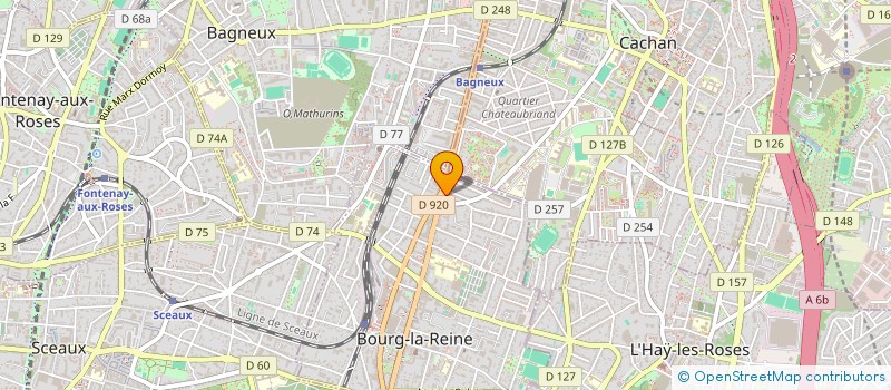 localisation de l'entreprise O FOURNIL DE LA REINE à BOURG-LA-REINE