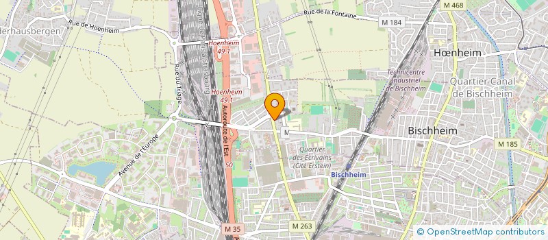 localisation de l'entreprise O+FRANCE  HNHEIM