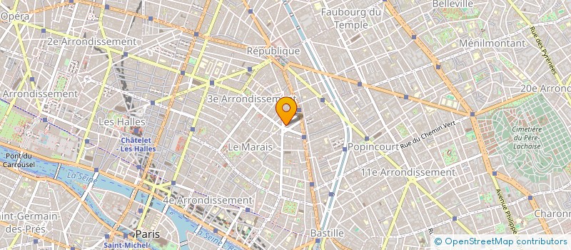 localisation de l'entreprise O FRANDISE à PARIS