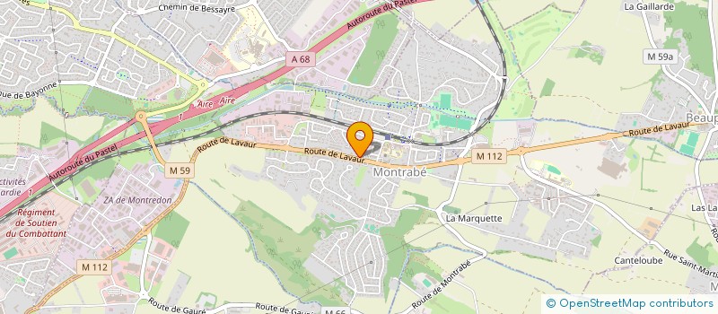 localisation de l'entreprise O'FRENCH SAVEURS  MONTRABE