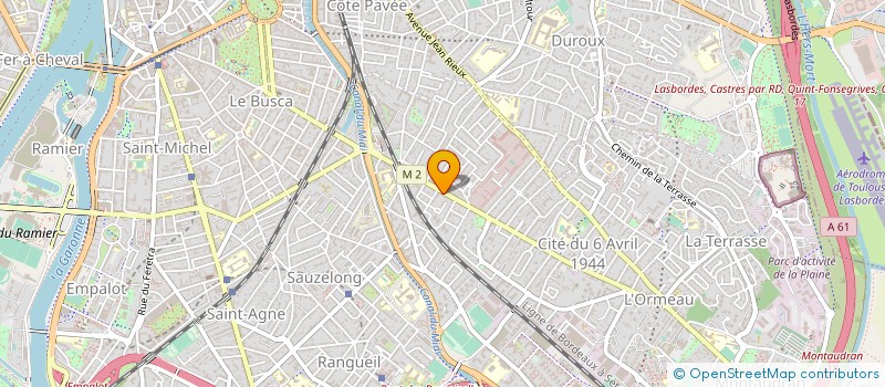 localisation de l'entreprise O'FRERO EST à TOULOUSE