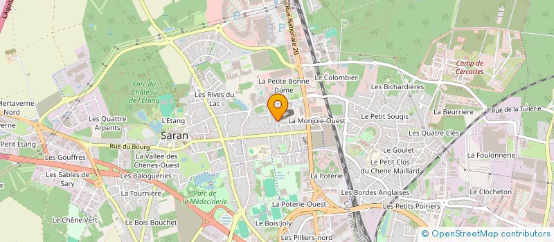 localisation de l'entreprise O'FRET à SARAN