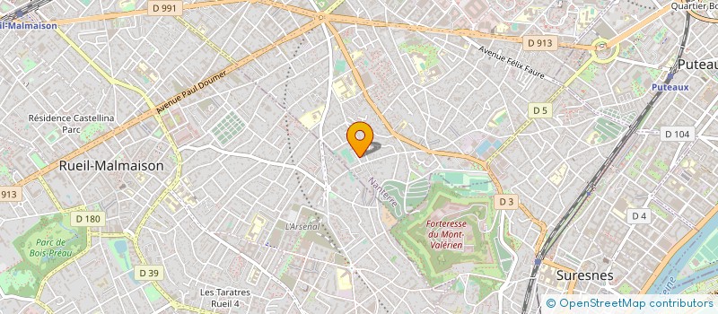 localisation de l'entreprise O'FRUITS SECS à NANTERRE