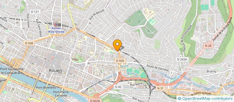 localisation de l'entreprise O G A C  ROUEN
