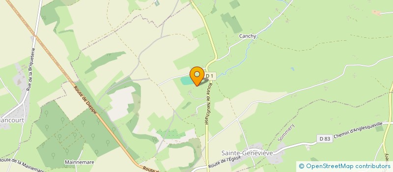 localisation de l'entreprise O.G.A HABITAT  SAINTE-GENEVIEVE