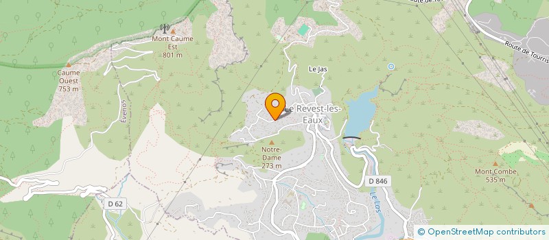 localisation de l'entreprise O. G. ALZIARY  LE REVEST-LES-EAUX