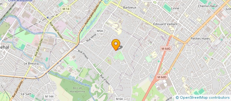 localisation de l'entreprise O.G BURO à CROIX