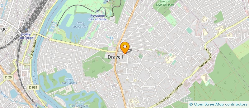 localisation de l'entreprise O.G.C.M à DRAVEIL