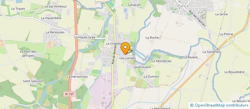 localisation de l'entreprise O G E C ECOLE SAINTE-ANNE  LA NOE-BLANCHE