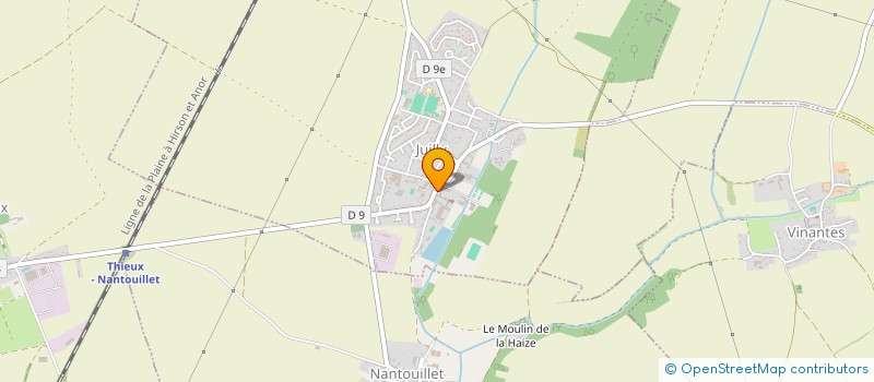 localisation de l'entreprise O G E C LUCIEN LABERTHONNIERE à JUILLY