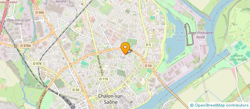 localisation de l'entreprise O.G.E.C. SAINT CHARLES BORROMEE  CHALON-SUR-SAONE