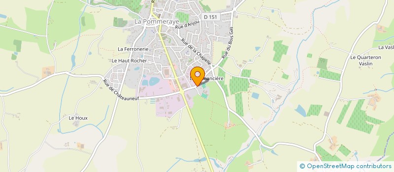 localisation de l'entreprise O.G MENUISIER AGENCEUR à MAUGES-SUR-LOIRE