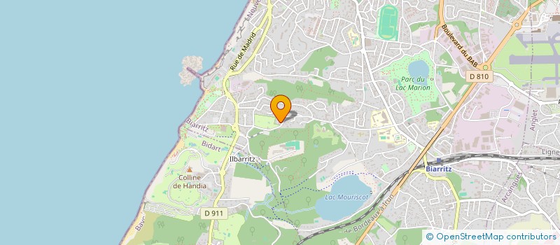 localisation de l'entreprise O.G.S. à BIARRITZ