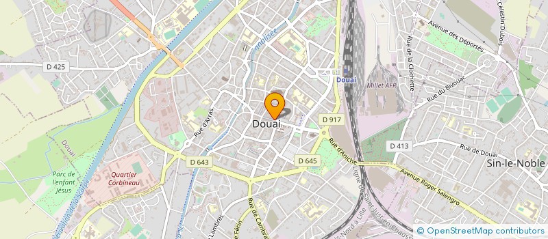 localisation de l'entreprise O.G. WATTIGNIES  DOUAI