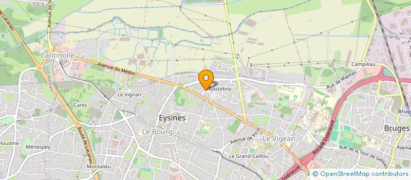 localisation de l'entreprise O GALO à EYSINES