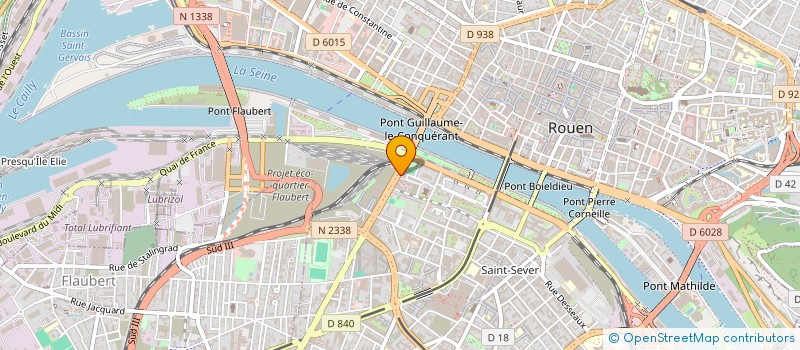 localisation de l'entreprise O GERES à ROUEN