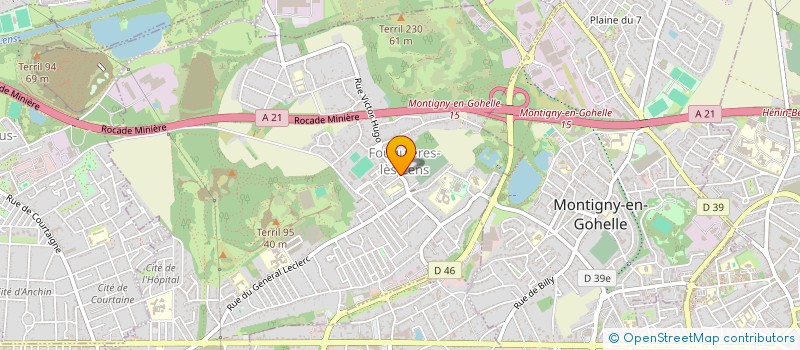 localisation de l'entreprise O'GOURMANDISE  FOUQUIERES-LES-LENS