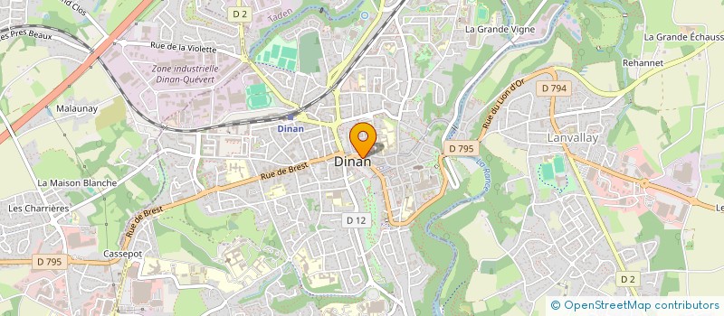 localisation de l'entreprise O GOURMANDISES D'AIME à DINAN