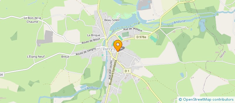 localisation de l'entreprise O'GOUTHE JOLI à LURCY-LEVIS