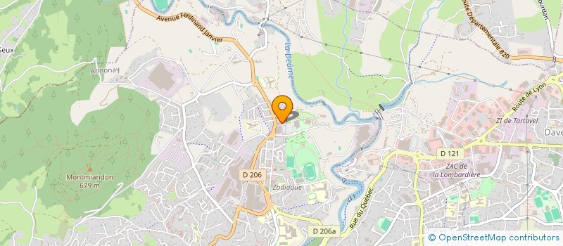 localisation de l'entreprise O'GRAND BUFFET 07  ANNONAY