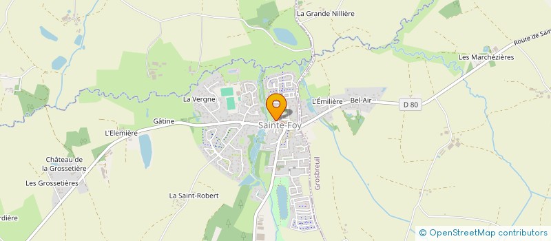 localisation de l'entreprise O GRAND PANETIER  SAINTE-FOY