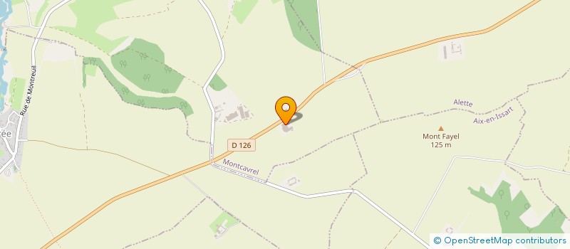 localisation de l'entreprise O'GRAS DE BOEUF  MONTCAVREL