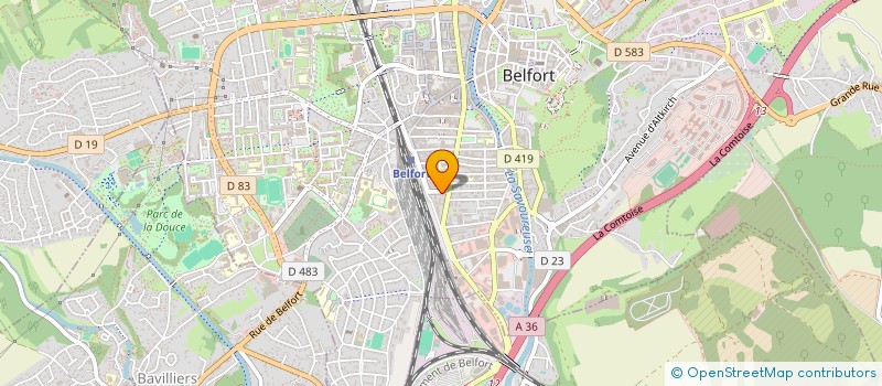 localisation de l'entreprise O GRES CARS à BELFORT