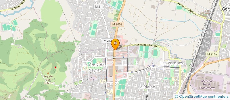 localisation de l'entreprise O GRES DES VINS  CLERMONT-FERRAND