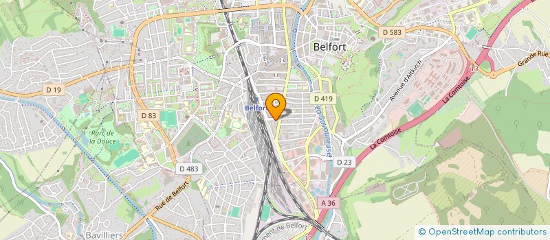localisation de l'entreprise O GRES IMMO  BELFORT