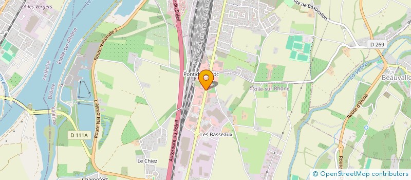 localisation de l'entreprise O GRILL DU BOUCHER  ETOILE-SUR-RHONE