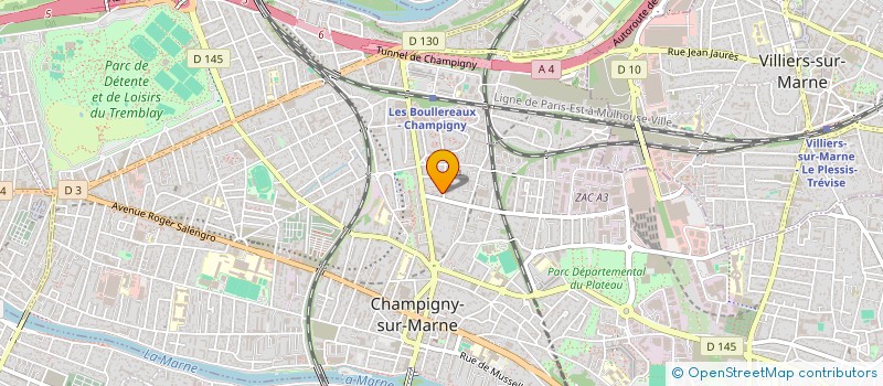 localisation de l'entreprise O'GRILLZ  CHAMPIGNY-SUR-MARNE