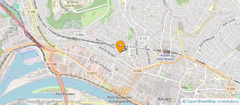 localisation de l'entreprise O.H.A à ROUEN