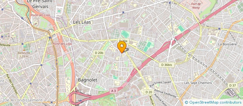 localisation de l'entreprise O.H.A BATIMENT  BAGNOLET